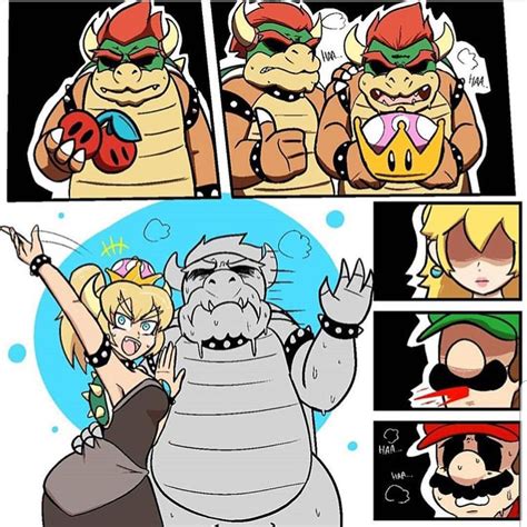 Bowsette Porn comics, Rule 34, Cartoon porn .